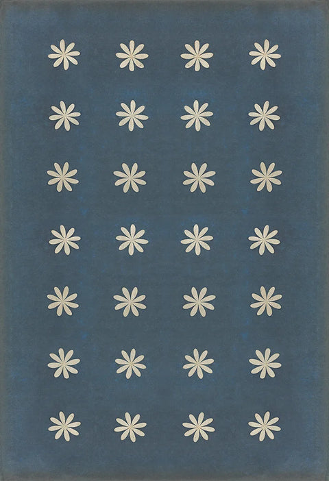 Pattern 48 "Kibbutz" Vinyl Floorcloth