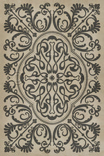 Pattern 39 "Crazy Eights" Vinyl Floorcloth