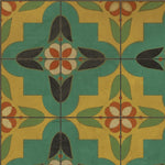 Pattern 33 "Ballyhoo" Vinyl Floorcloth