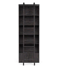 Bane Bookshelf with Ladder - Dark Charcoal Furniture