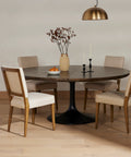 Powell Dining Table English Brown Oak