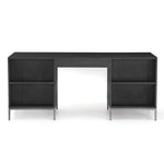Trey Executive Desk, Black Wash Poplar