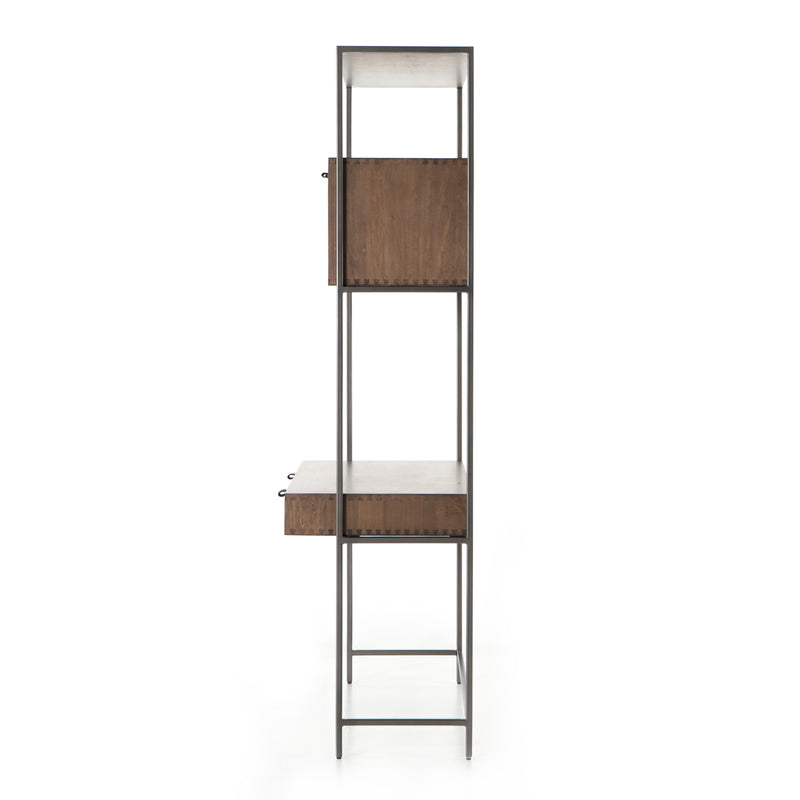 Trey Modular Wall Desk-Auburn Poplar