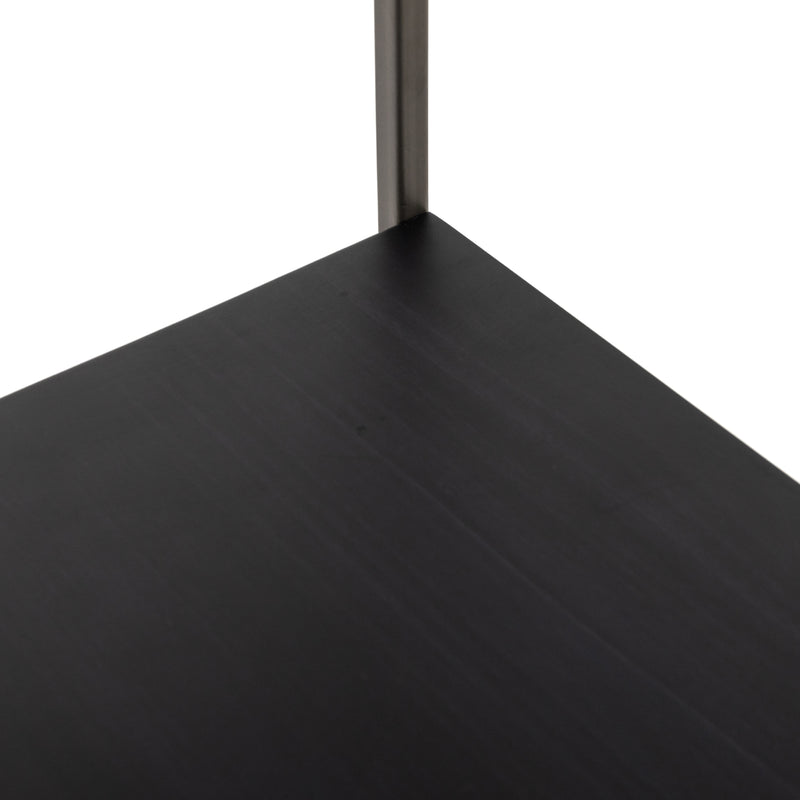 Trey Modular Wall Desk-Black Wash Poplar