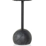 Viola Accent Table-Black Marble