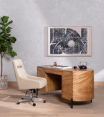 Lunas Executive Desk - Gold Guanacaste