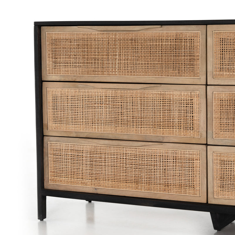 Sydney 6 Drawer Dresser-Black Wash