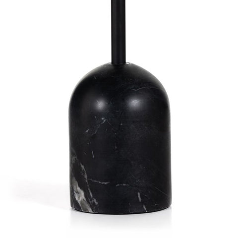 Fay Accent Table - Black Marble