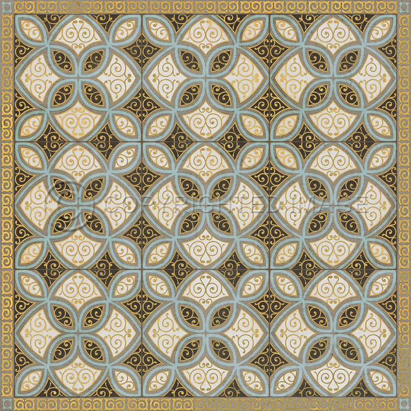 Pattern 25 "Gustav" Vinyl Floorcloth