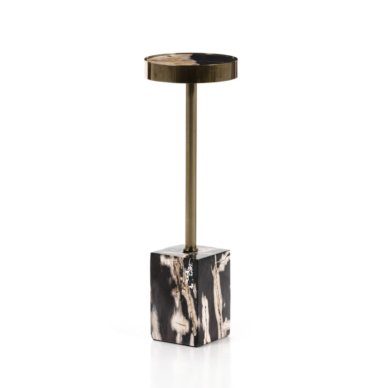 Bevin End Table-Dark Petrified Wood Furniture