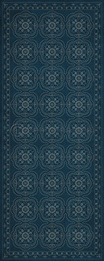 Pattern 28 "Blue Bandana" Vinyl Floorcloth