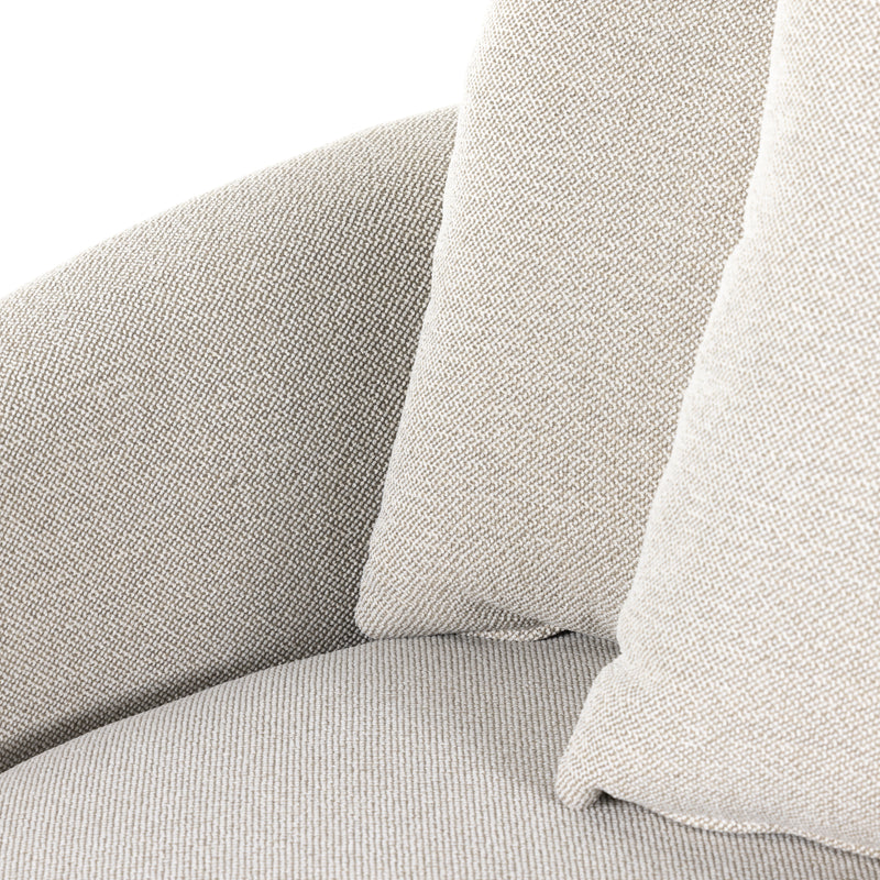 Chloe Swivel Chair - Delta Bisque