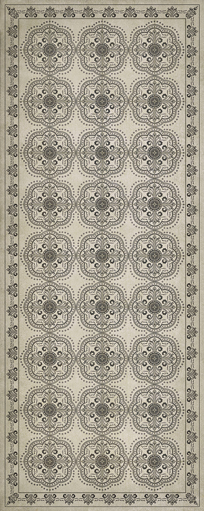 Pattern 28 "Silent" Vinyl Floorcloth