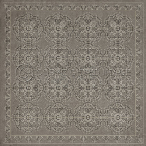 Pattern 28 "Stilled" Vinyl Floorcloth