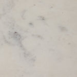 Indira Small Kitchen Island - Smoked Acacia/White Marble