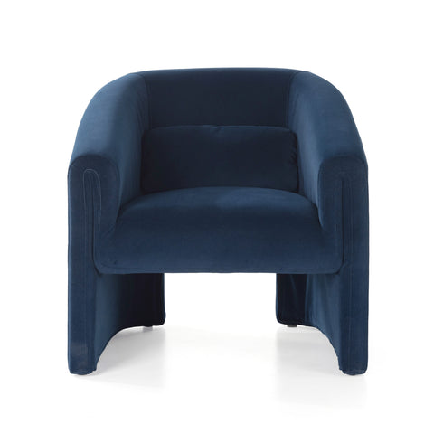 Elmore Chair-Modern Velvet Ink