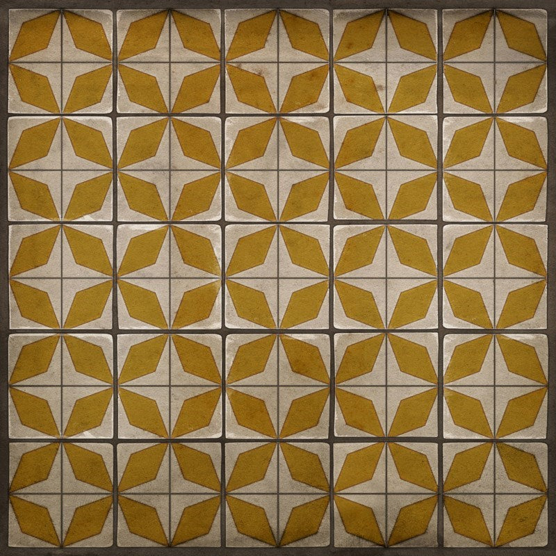 Pattern 54 "Solar Panels" Vinyl Floorcloth