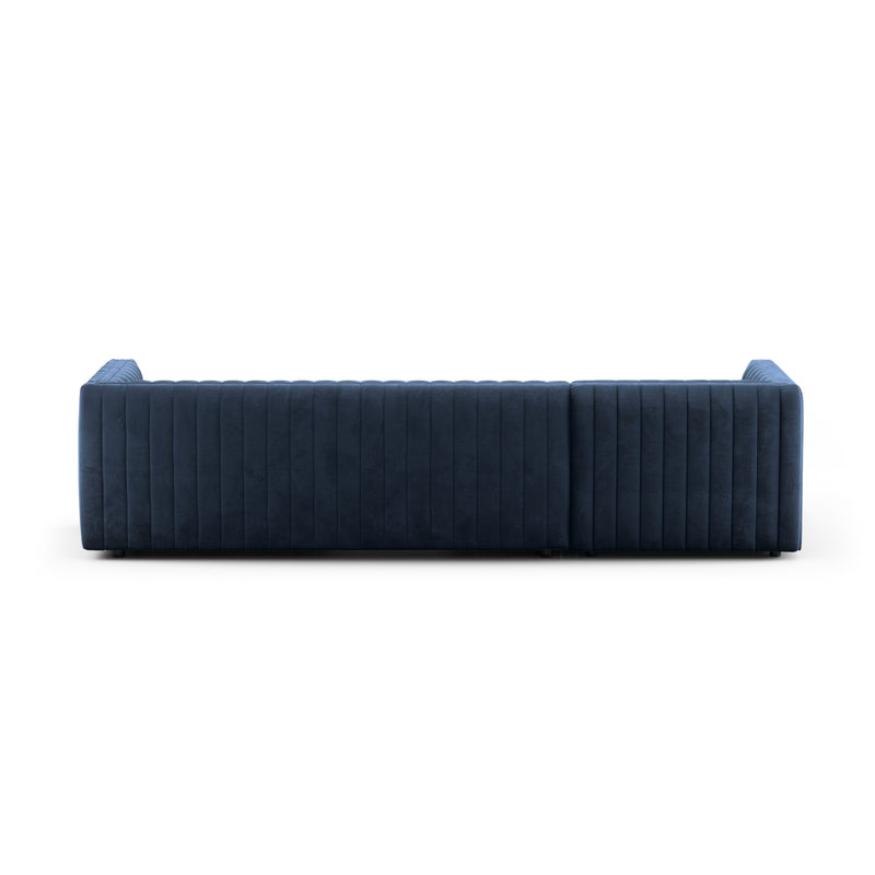 Augustine 2 Pc 105" Sectional Sofa - Navy Furniture