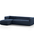 Augustine 2 Pc 105" Sectional Sofa - Navy Furniture