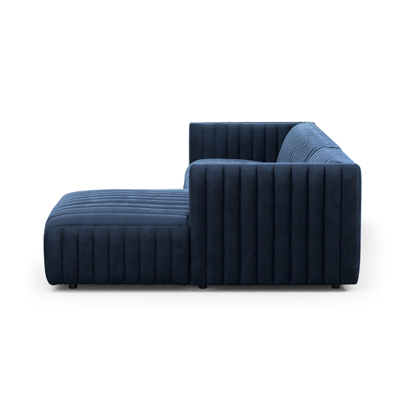 Augustine 2 Pc 105" Sectional Sofa - Navy Furniture