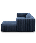 Augustine 2 Pc 126" Sectional Sofa - Navy Furniture