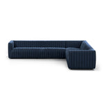 Augustine 3 Pc 126" Sectional Sofa - Navy Furniture