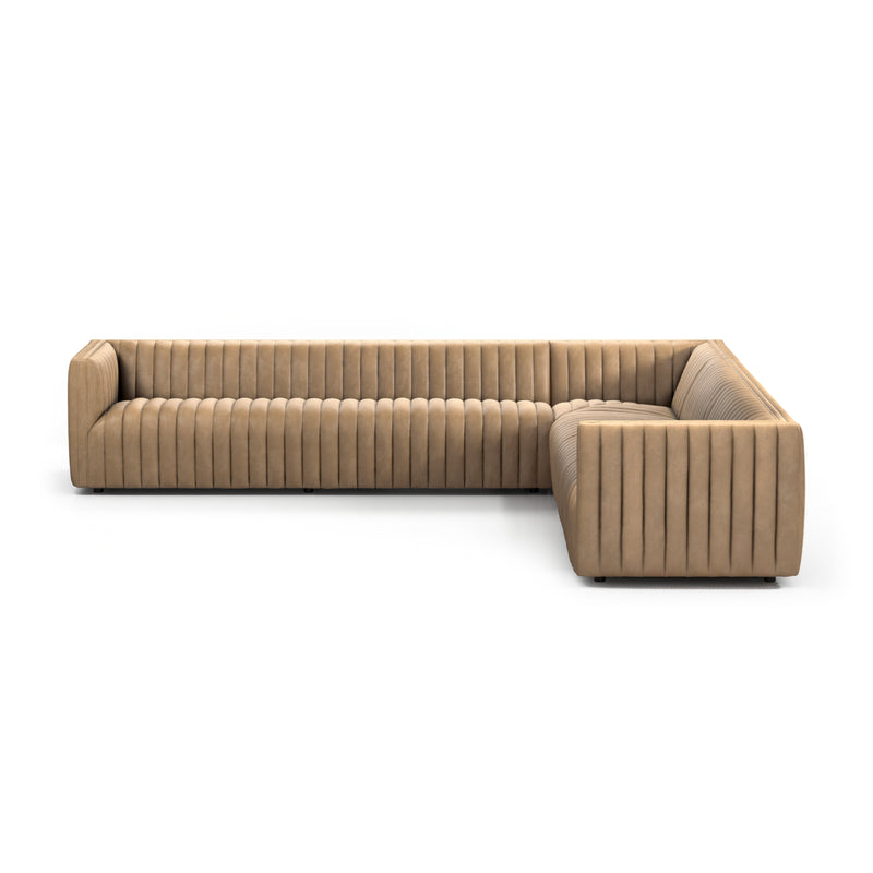 Augustine 3 Pc 126" Sectional Sofa - Palermo Drift Furniture