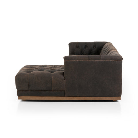 Maxx 2-Piece Sectional - Destroyed Black