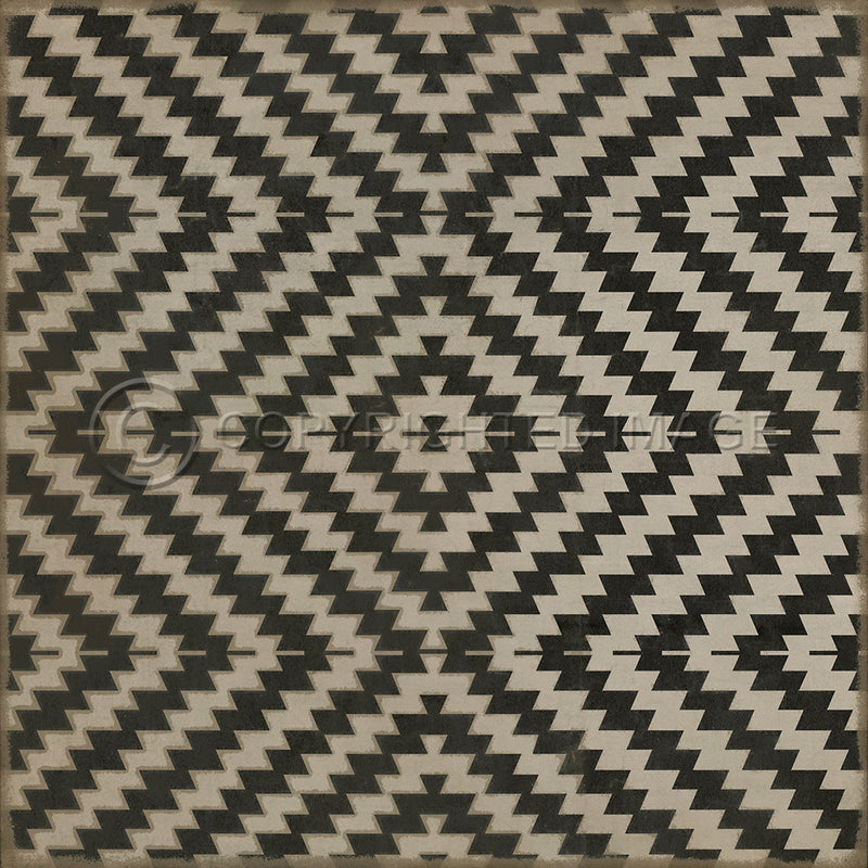 Pattern 63 "Doplar Effect" Vinyl Floorcloth