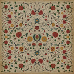 Williamsburg Floral "Abigail" Vinyl Floorcloth