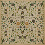 Williamsburg Floral "Martha" Vinyl Floorcloth