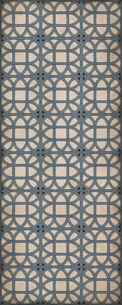 Williamsburg Lamerie Lattice "James Geddy" Vinyl Floorcloth - Spicher & Co.