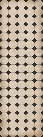Williamsburg Octagons "Adams" Vinyl Floorcloth