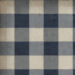 Williamsburg "Gingham Canvas- Blue" Floor Cloth