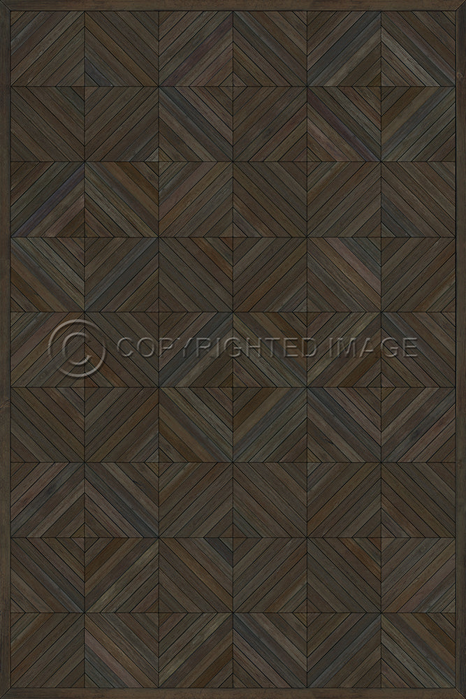 Artisanry School of Thought "So To Speak" Vinyl Floorcloth Vinyl Floorcloths