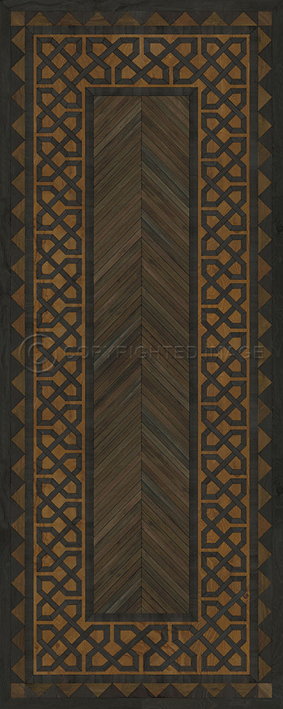 Artisanry University "Harvard" Vinyl Floorcloth Vinyl Floorcloths