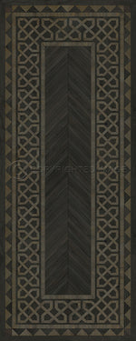 Artisanry University "Yale" Vinyl Floorcloth Vinyl Floorcloths
