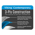 Viking Contemporary 8.0 Qt, 7.5 l.,  Stock Pot, Mirror Finish