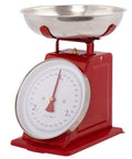 PLINT Retro Style Red Metric Kitchen Scale