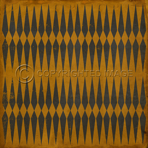 Pattern 08 "Good Old Chuck" Vinyl Floorcloth