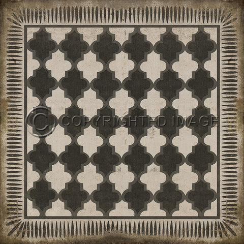 Pattern 10 "Open Sesame" Vinyl Floorcloth