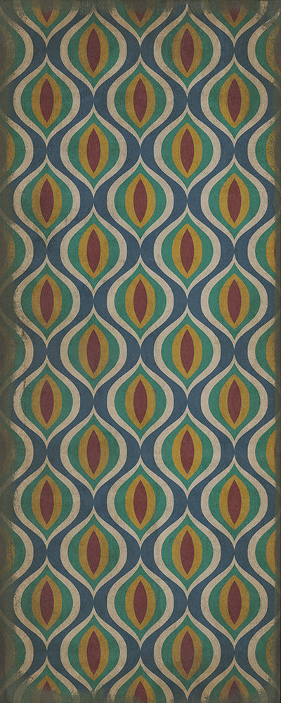 Pattern 15 "Constantinople" Vinyl Floorcloth