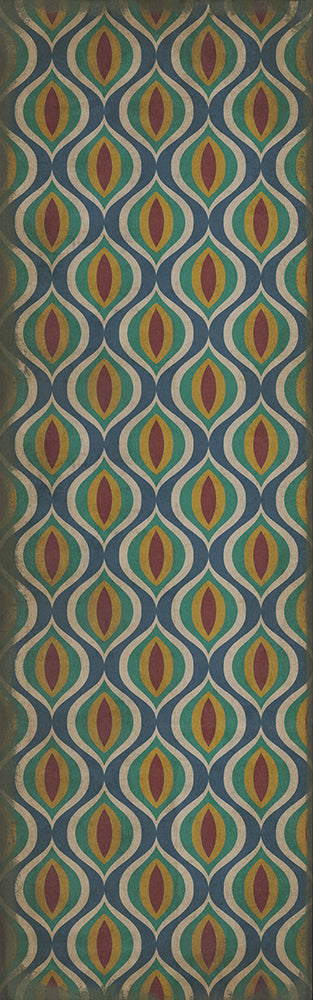 Pattern 15 "Constantinople" Vinyl Floorcloth