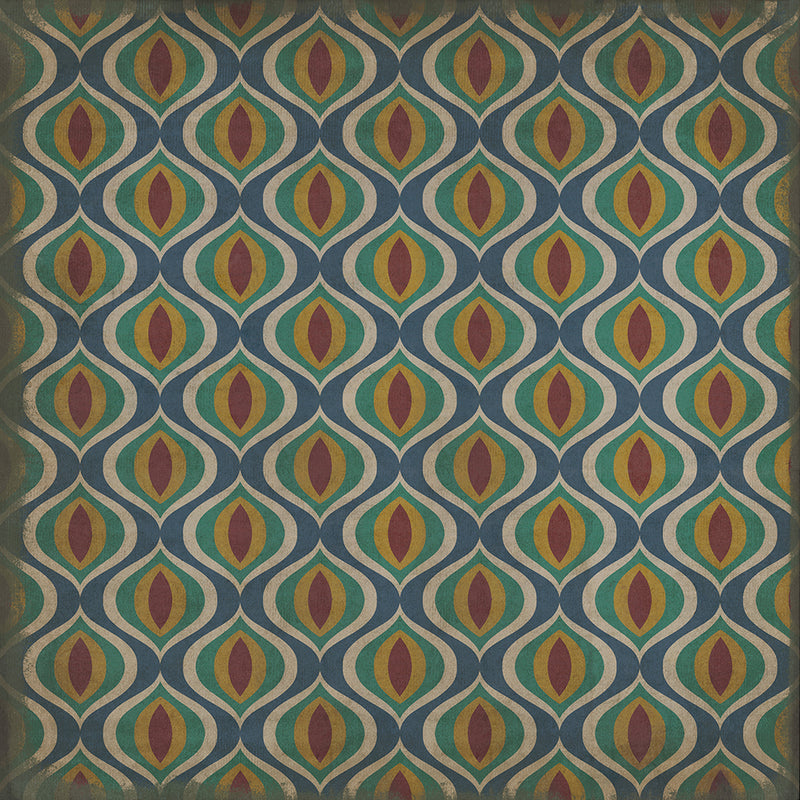 Pattern 15 "Constantinople" Vinyl Floorcloth