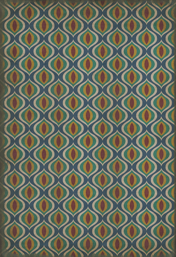 Pattern 15 "Constantinople" Vinyl Floorcloth