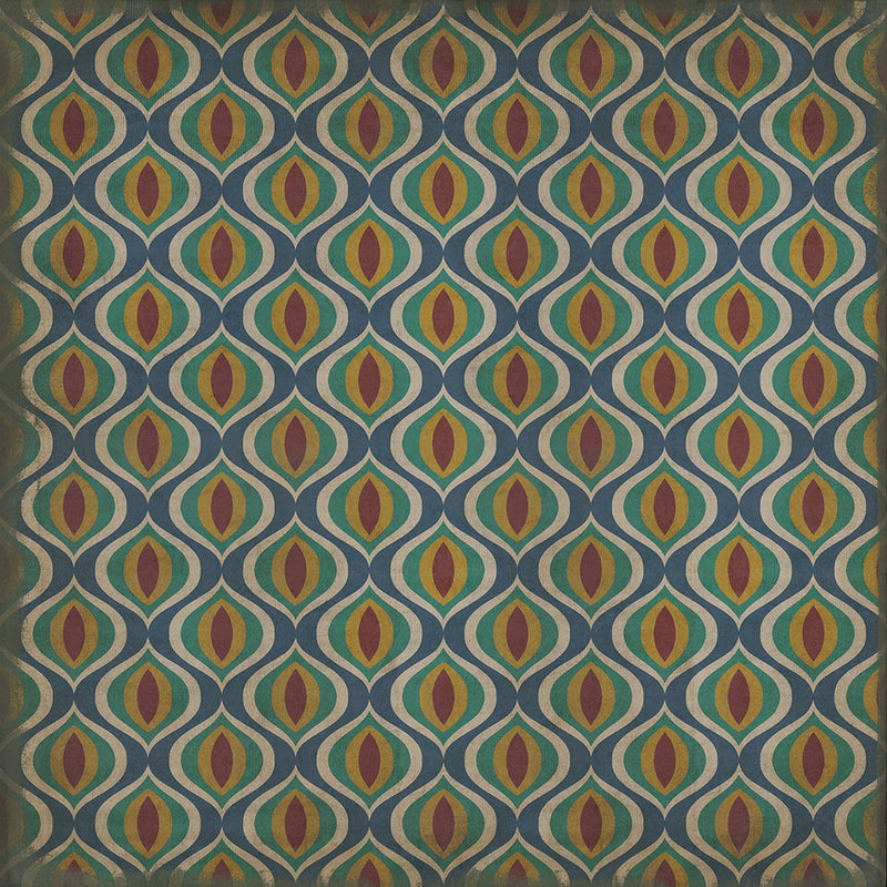 Pattern 15 "Constantinople" Vinyl Floorcloth