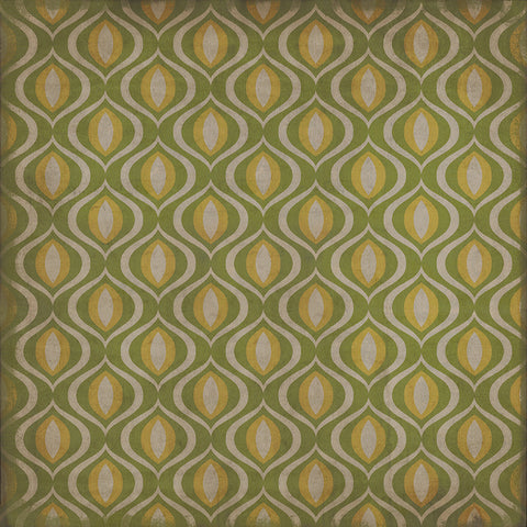 Pattern 15 "Eye Of Newt" Vinyl Floorcloth