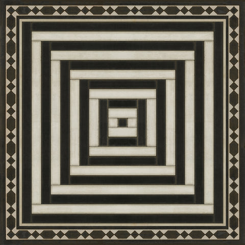Pattern 18 "Mandate Of Heaven" Vinyl Floorcloth