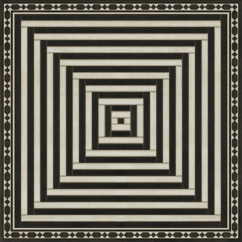 Pattern 18 "Mandate Of Heaven" Vinyl Floorcloth