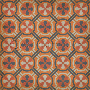 Pattern 19 "Faraday" Vinyl Floorcloth